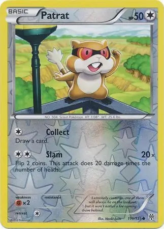 Plasma Storm Patrat #111/135 reverse holo
